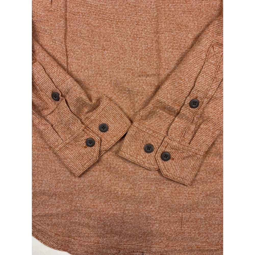 NWT Duluth Trading Flannel Shirt Kennesaw Relax Fit Long Sleeve Men's XL Orange - Picture 9 of 15